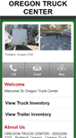 Mobile Screenshot of m.oregontruckcenterinc.com